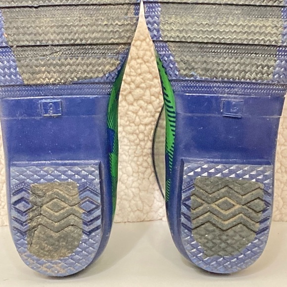 Nomad Womens Gingham Droplet Rubber Waterproof Ankle Rain Boots Shoes  SZ US 9 - Picture 10 of 11